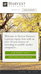 Mobile Screenshot of harvestpartners.com